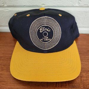 Vintage Elvis Presley Hat Cap Love Me Tender Gold Record Snapback Graceland T1